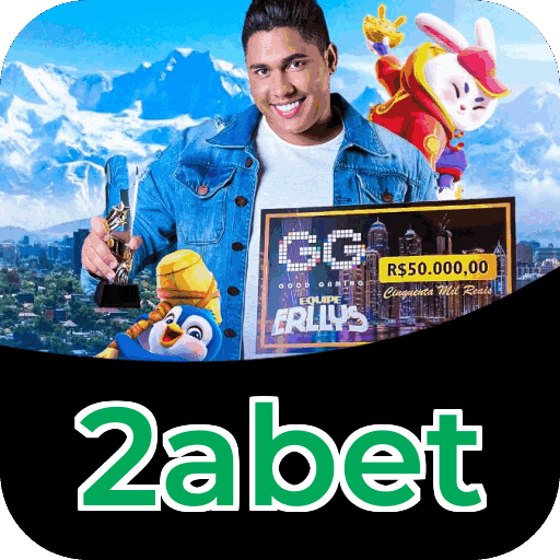 Interface do aplicativo 2abet mostrando jogos disponíveis no iOS e Android